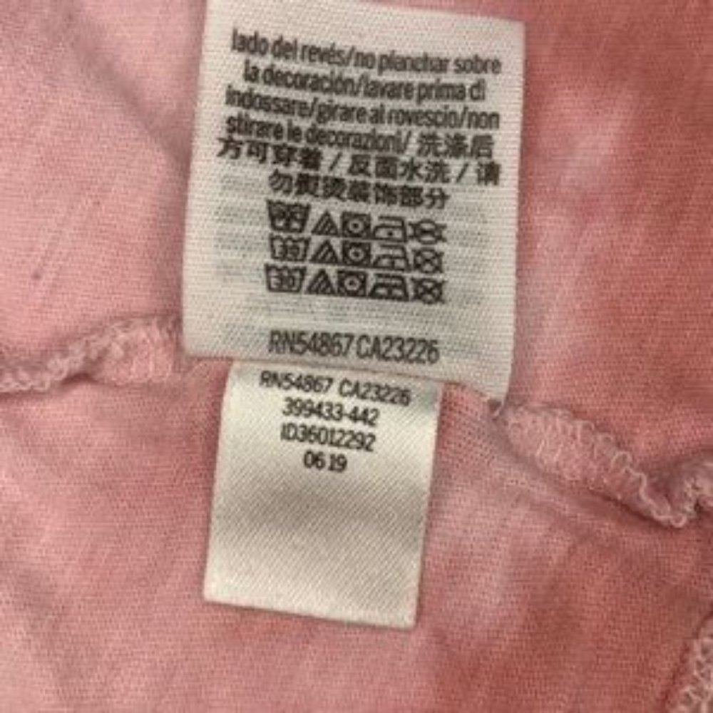 PINK Victoria Secret V-Neck Tie Dye T-Shirt - Picture 4 of 5